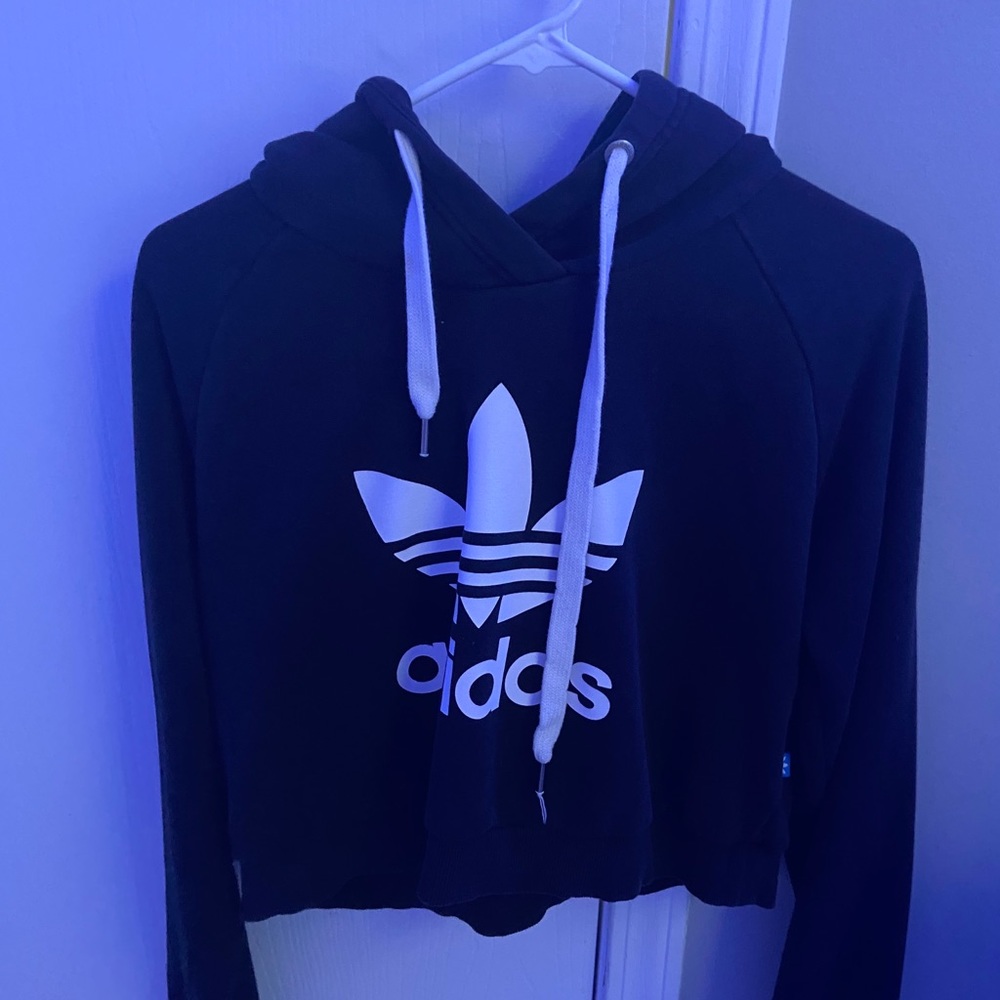 adidas cropped sweatshirt